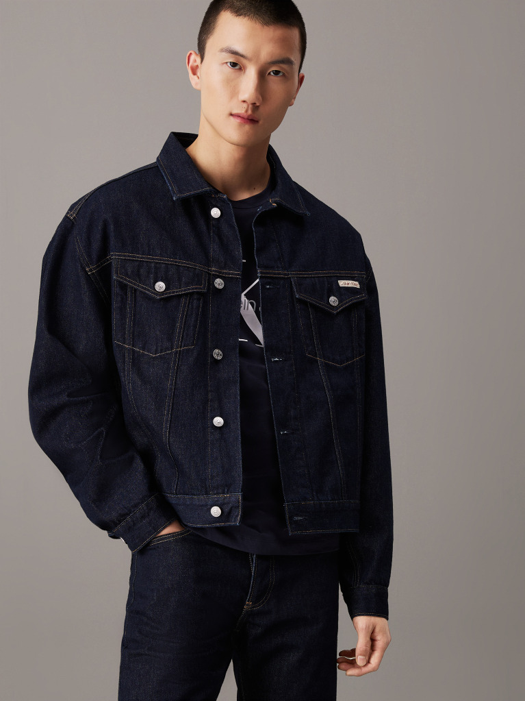 Denim Relaxed Denim Jacket  Men