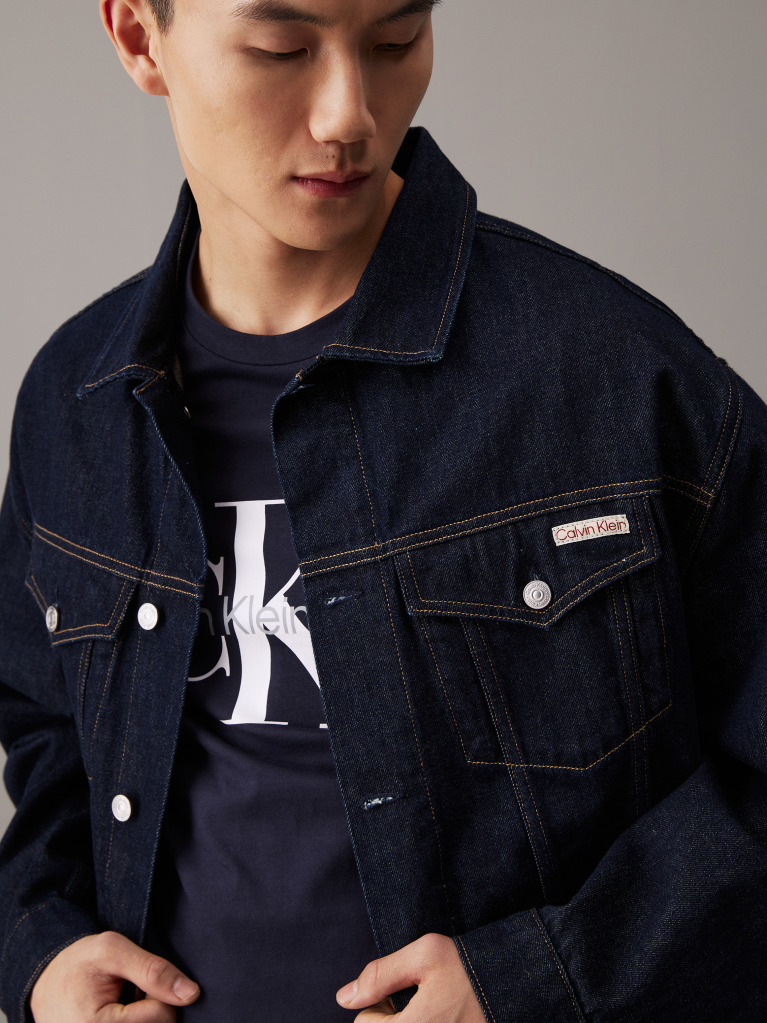 Denim Relaxed Denim Jacket  Men