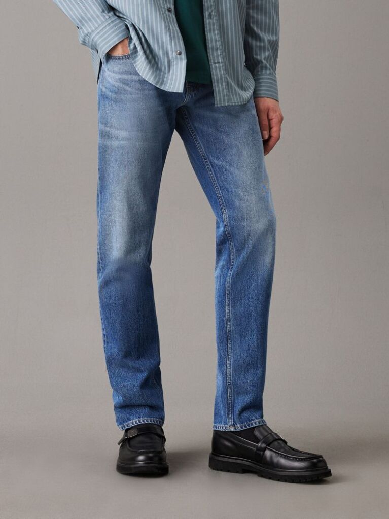 Denim Slim Straight Jeans  Men