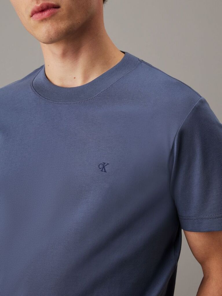 Grey Heavy Jersey Monogram T-shirt  Men
