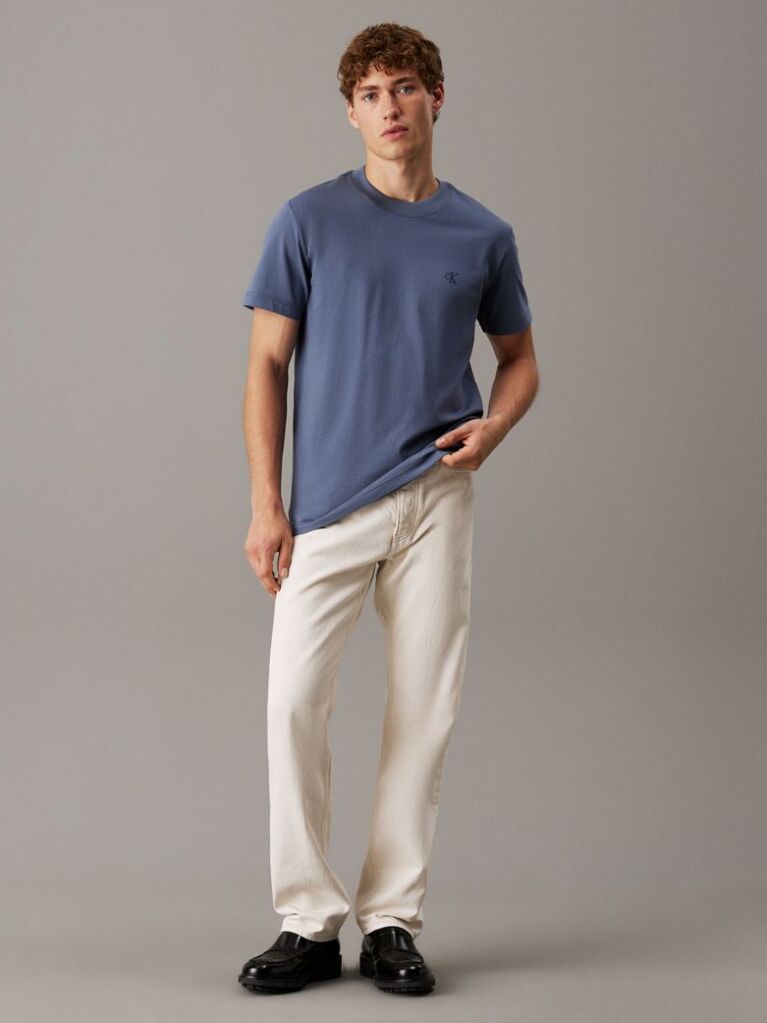 Grey Heavy Jersey Monogram T-shirt  Men