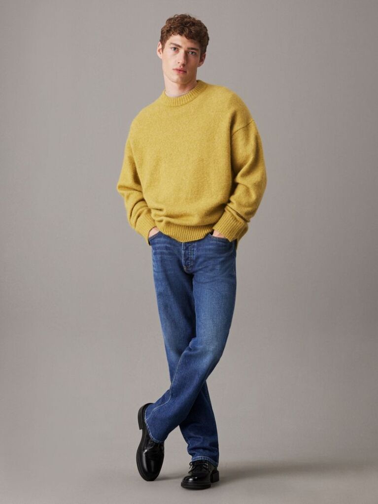 Denim Standard Straight Jeans  Men