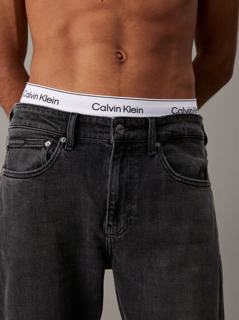 Black Slim Tapered Jeans  Men