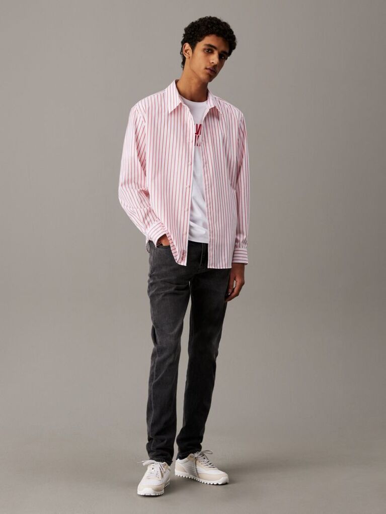 Black Slim Tapered Jeans  Men