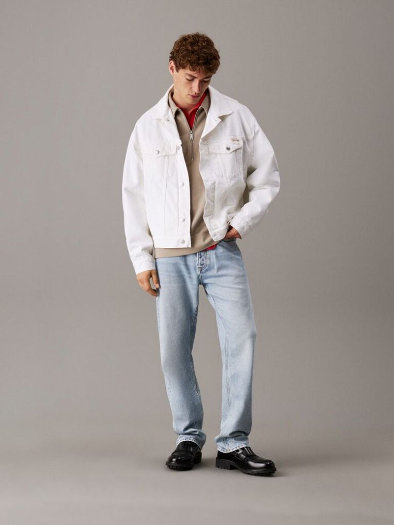 Denim Denim Τζάκετ Σε Άνετη Γραμμή  Άνδρας
