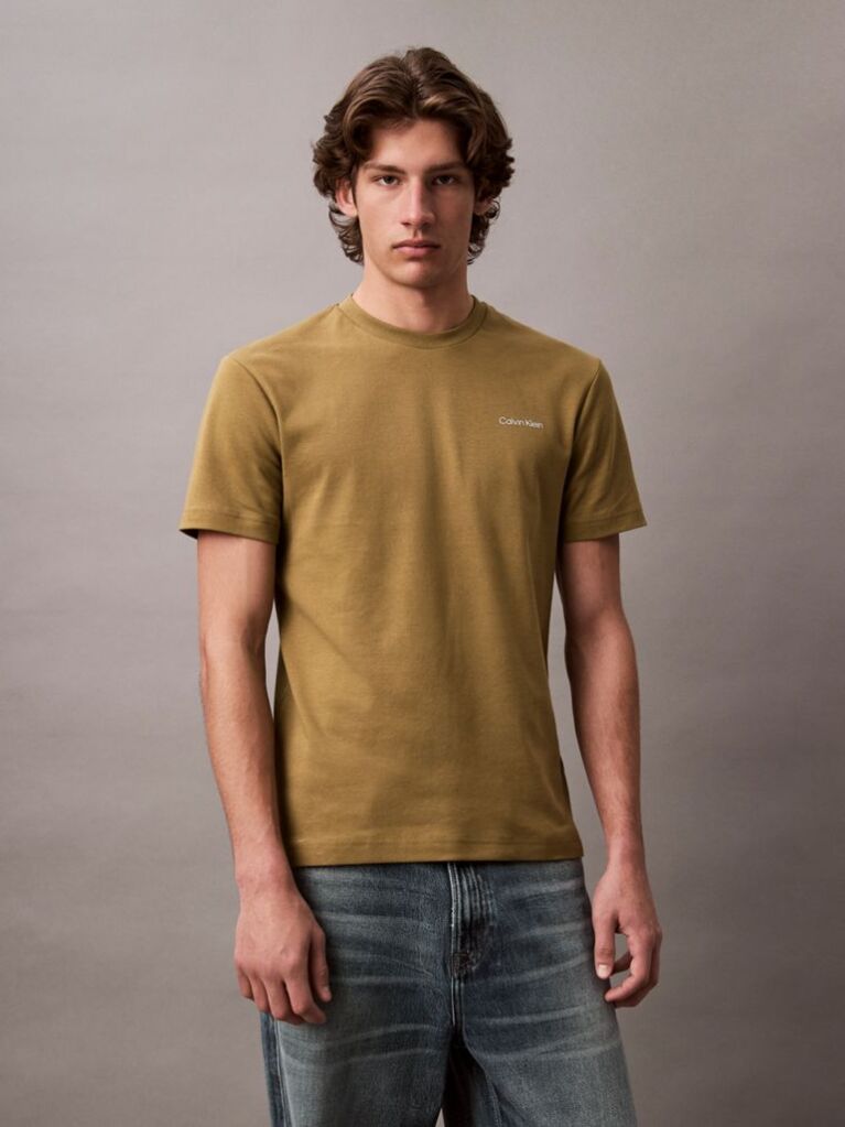 Πράσινο T-Shirt Από Οργανικό Βαμβάκι  Άνδρας