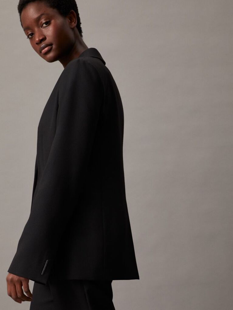 Black Essential Tailored Blazer  Women