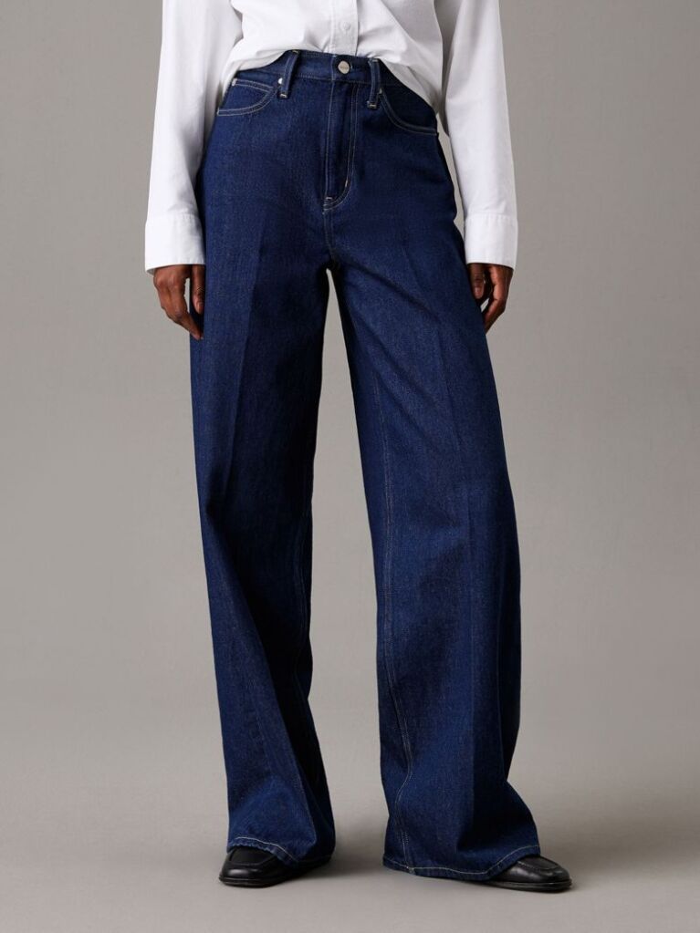 Denim High Rise Wide Jeans  Women