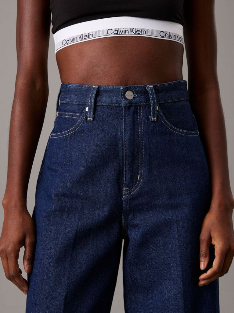 Denim High Rise Wide Jeans  Women