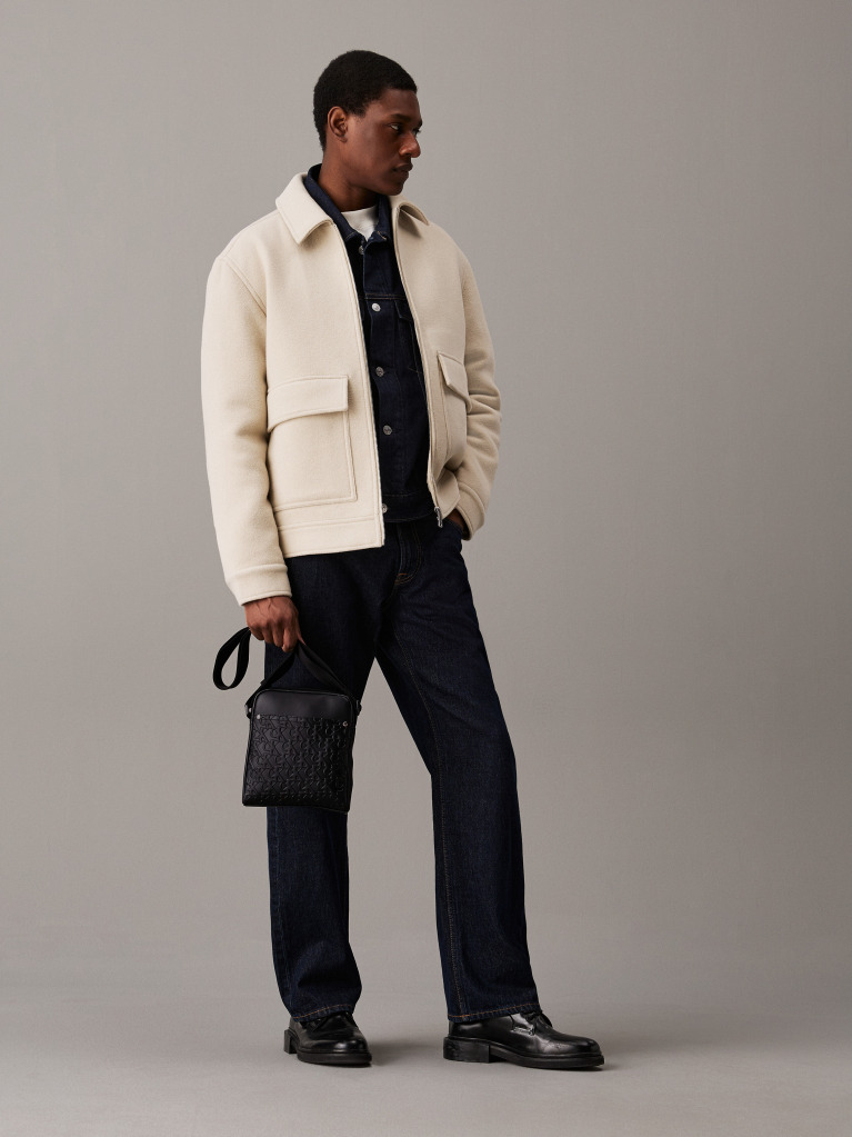 Multi Logo Reporter Bag  Men