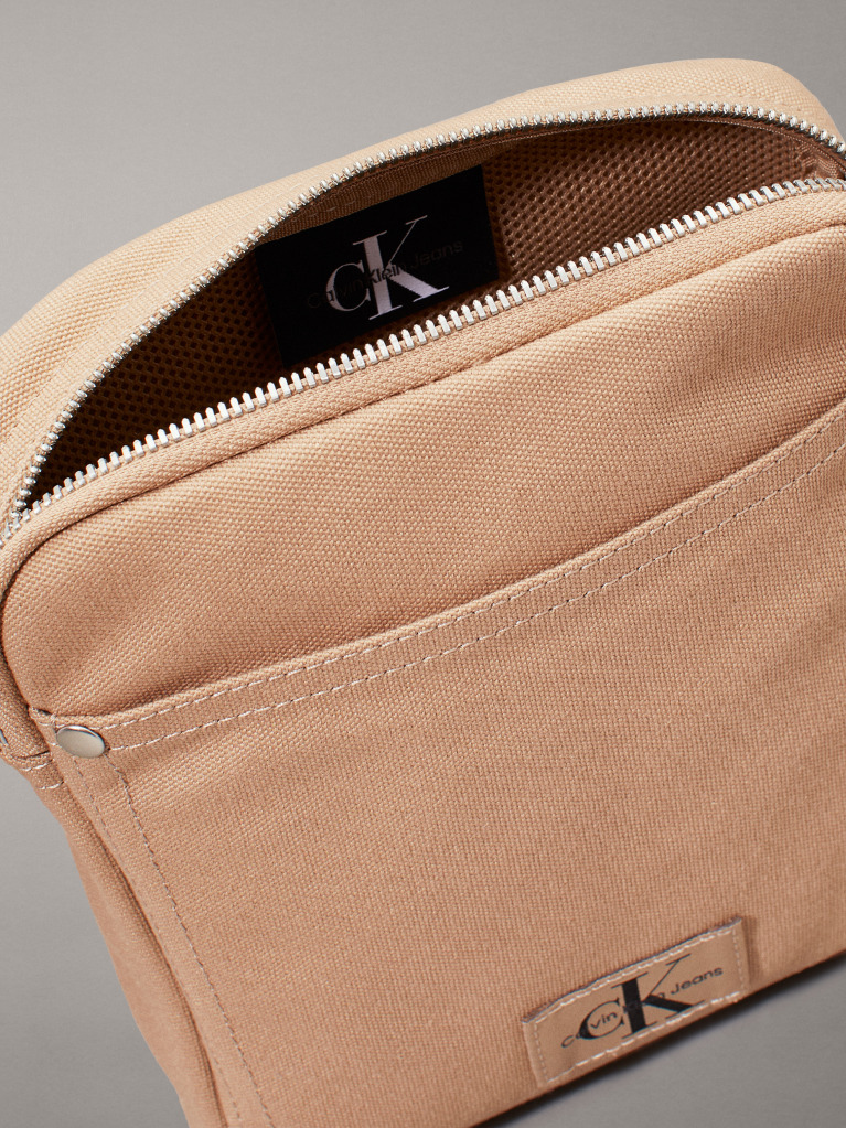Beige Reporter Bag  Men