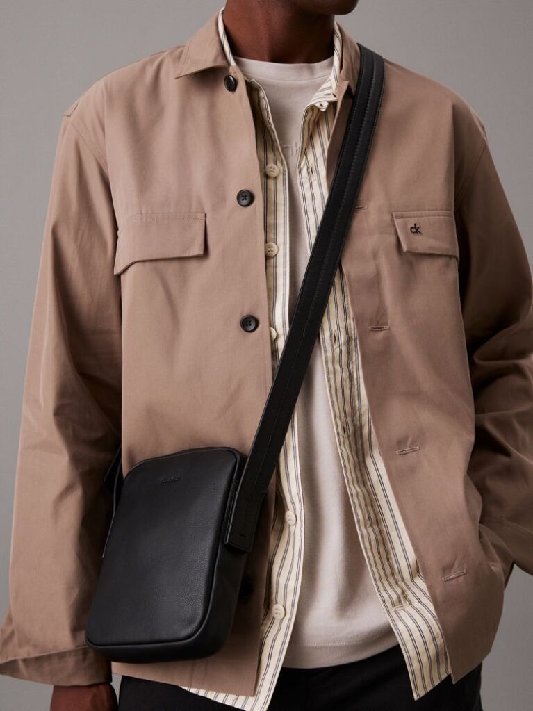 Black Reporter Bag  Men