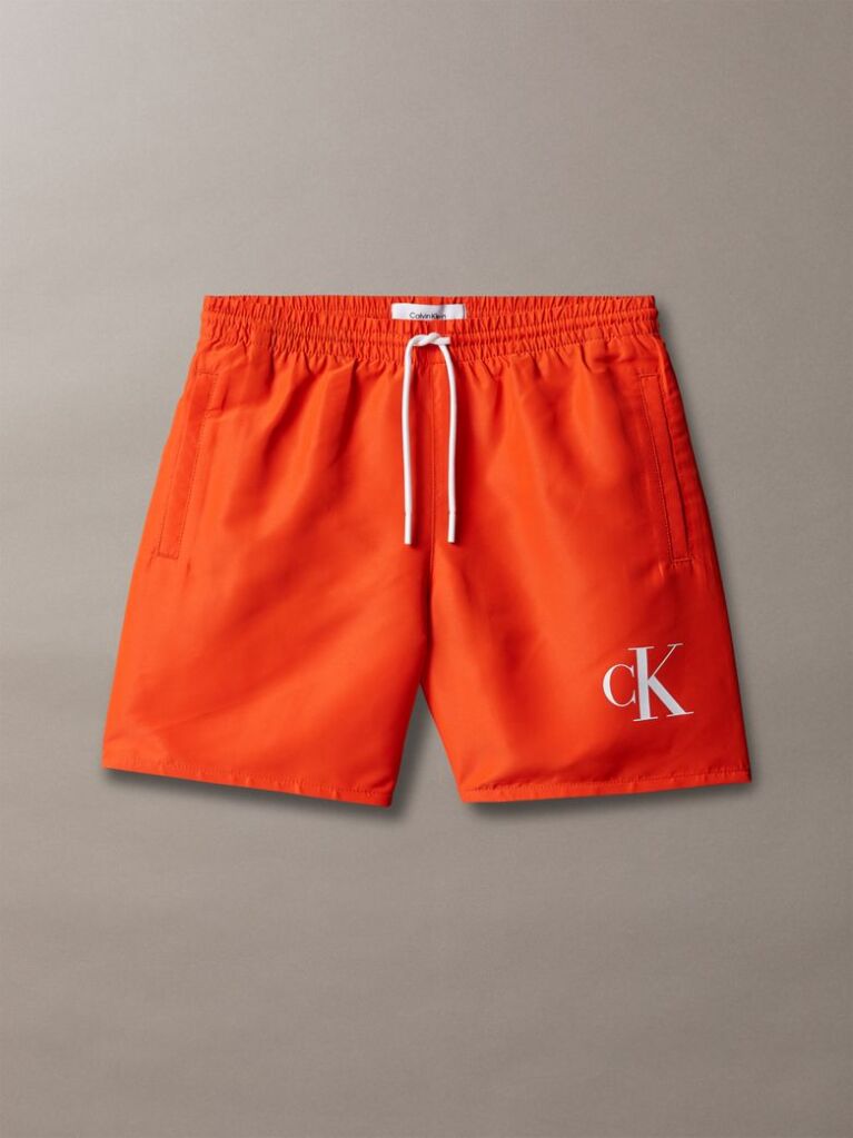 Κόκκινο Παιδικό Μαγιό Σορτς - CK Monogram  Αγόρι