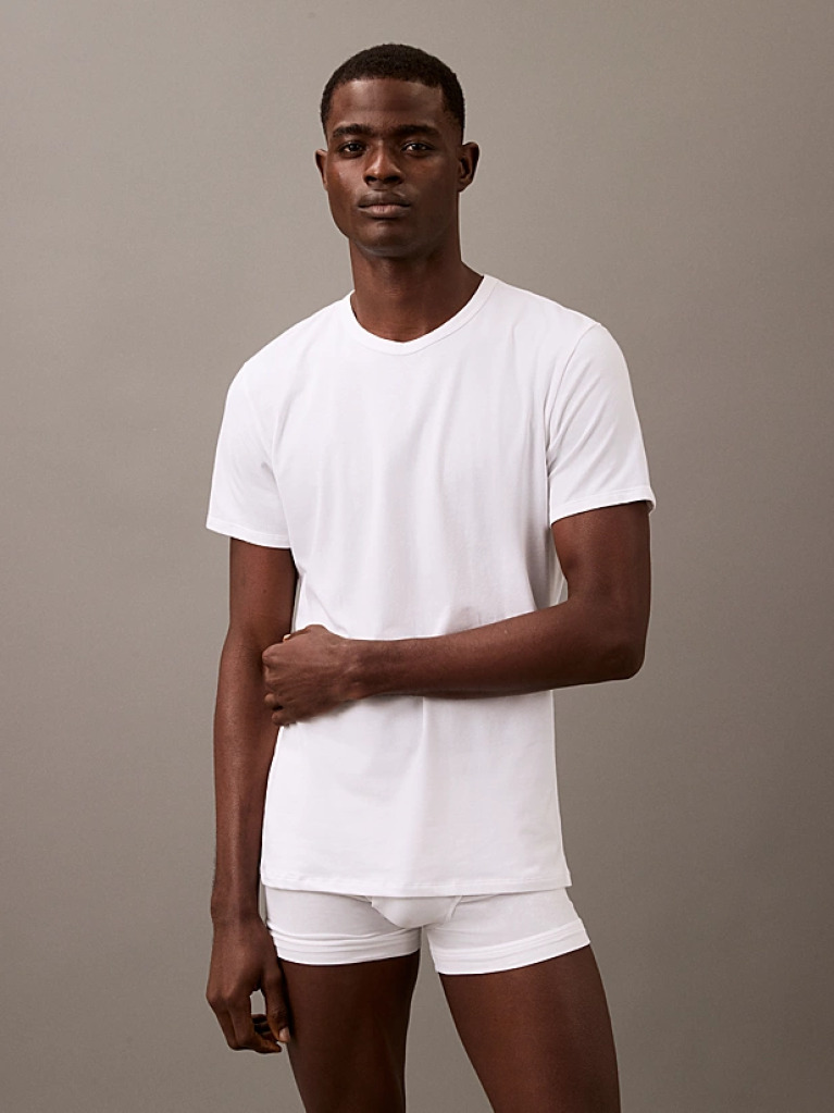 White 3 Pack Lounge T-shirts  Men