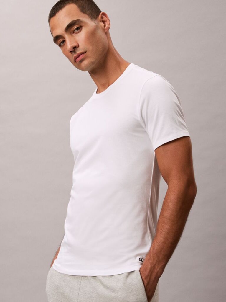 White 3 Pack Lounge T-shirts  Men