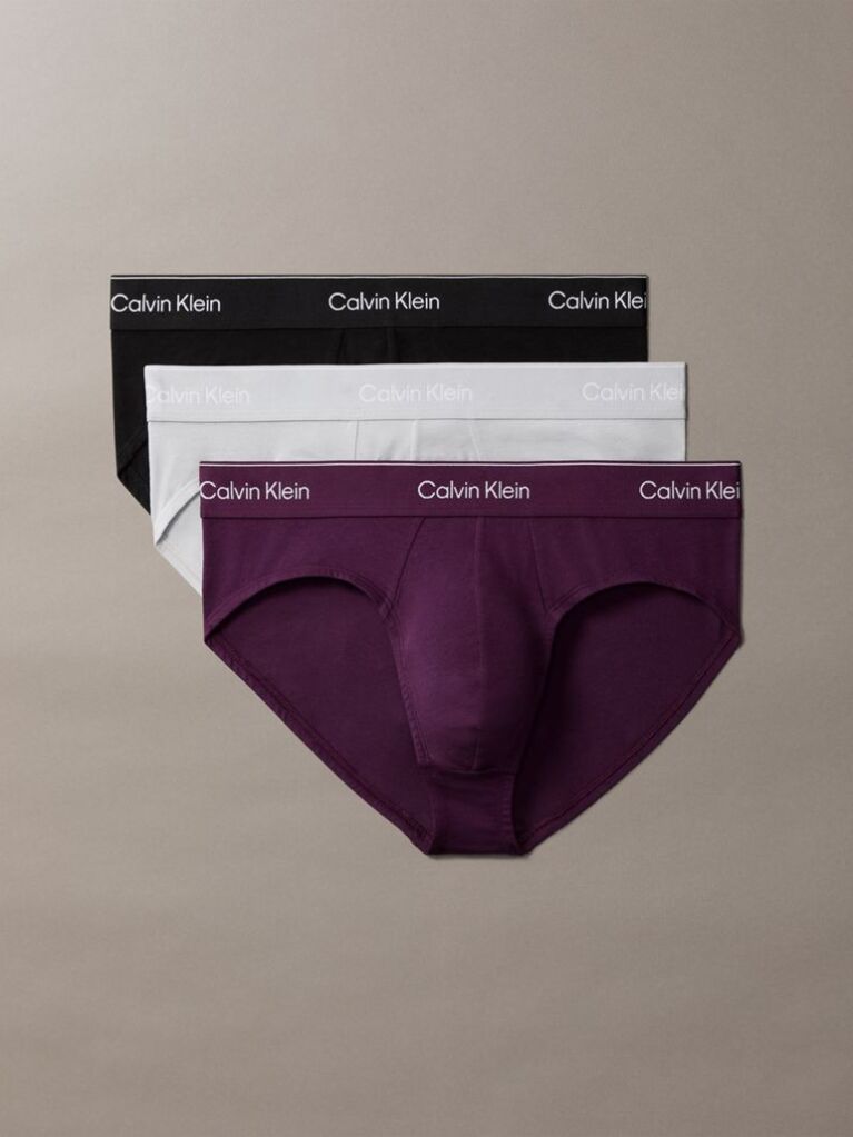 Multi 3 Pack Briefs - Icon Cotton Stretch  Men
