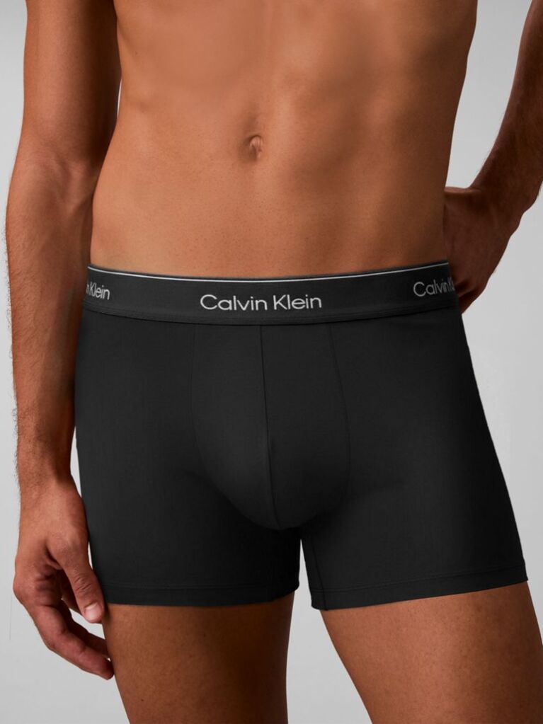 Black 3 Pack Boxer Briefs - Icon Cotton Stretch  Men