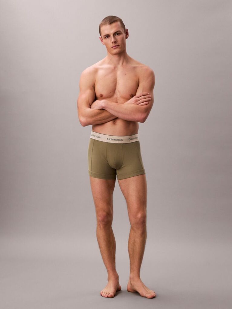 Multi 3 Pack Trunks - Heritage Cotton Stretch  Men