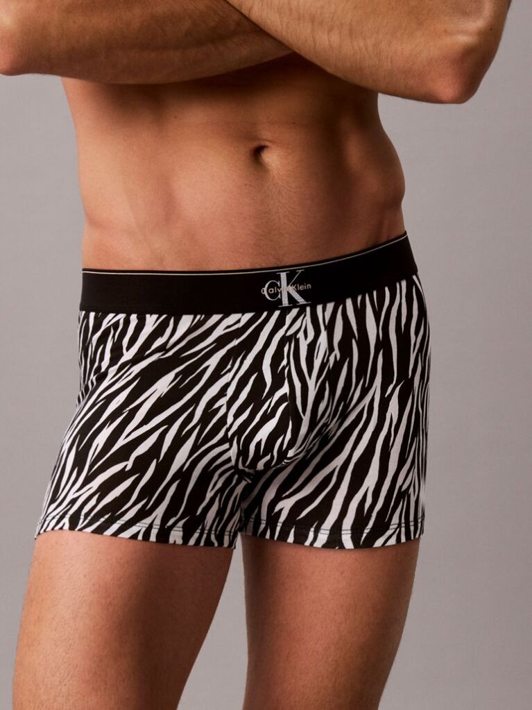 Multi Graphic Monogram Cotton Stretch Trunks  Men