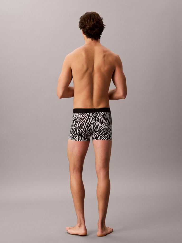 Multi Graphic Monogram Cotton Stretch Trunks  Men