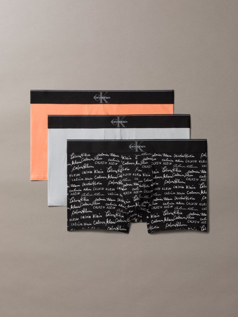 Multi Graphic Monogram Cotton Stretch Trunks  Men
