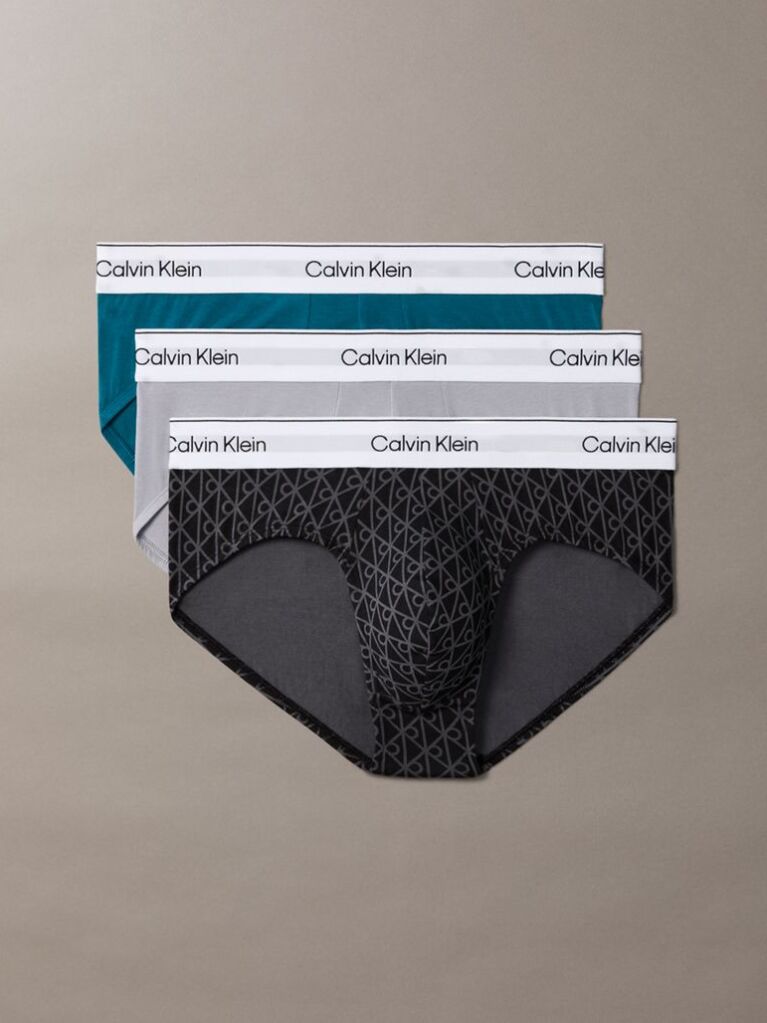 Multi 3 Pack Briefs - Icon Cotton Stretch  Men