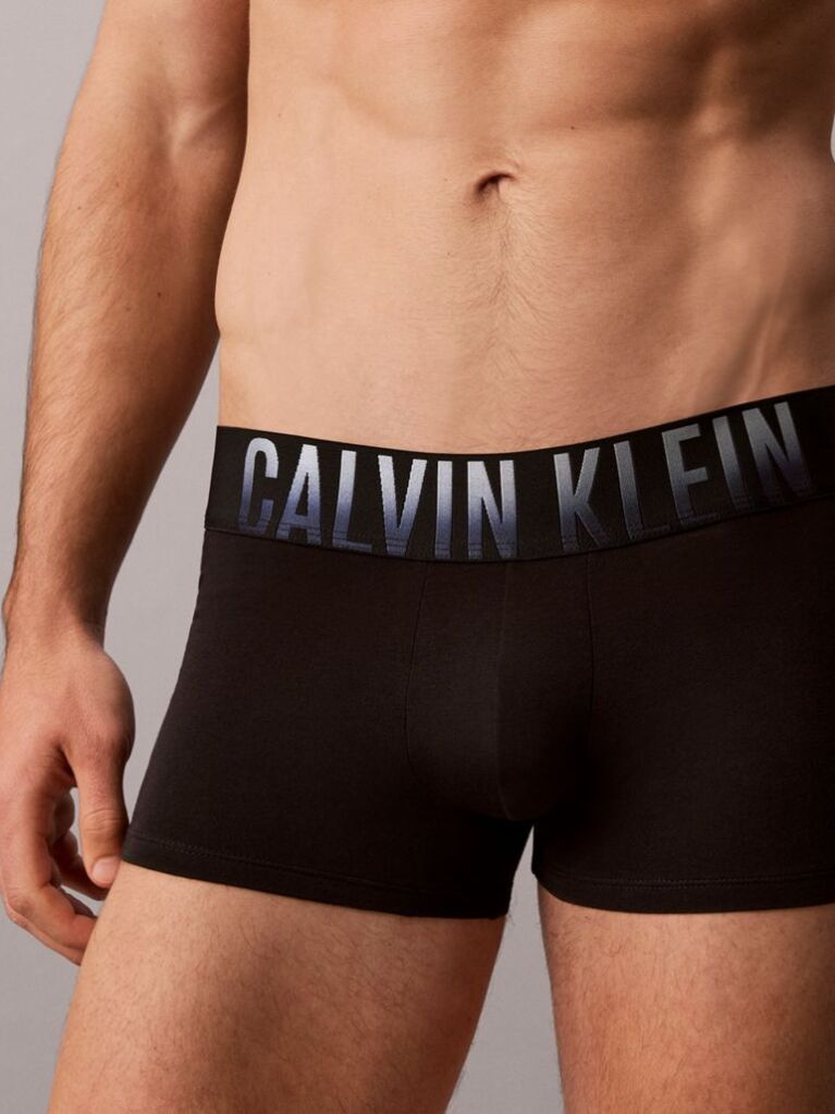 Black 3 Pack Trunks - Intense Power Cotton  Men