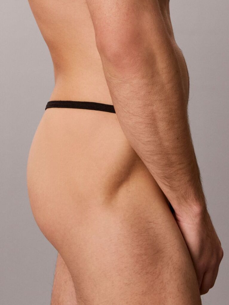 Black String Thong - Sculpt Lace  Men