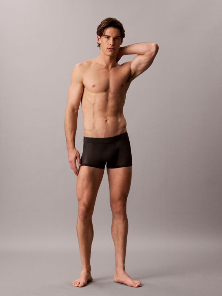 Μαύρο Εφαρμοστό Μπόξερ - CK Black Sheer Mesh  Άνδρας