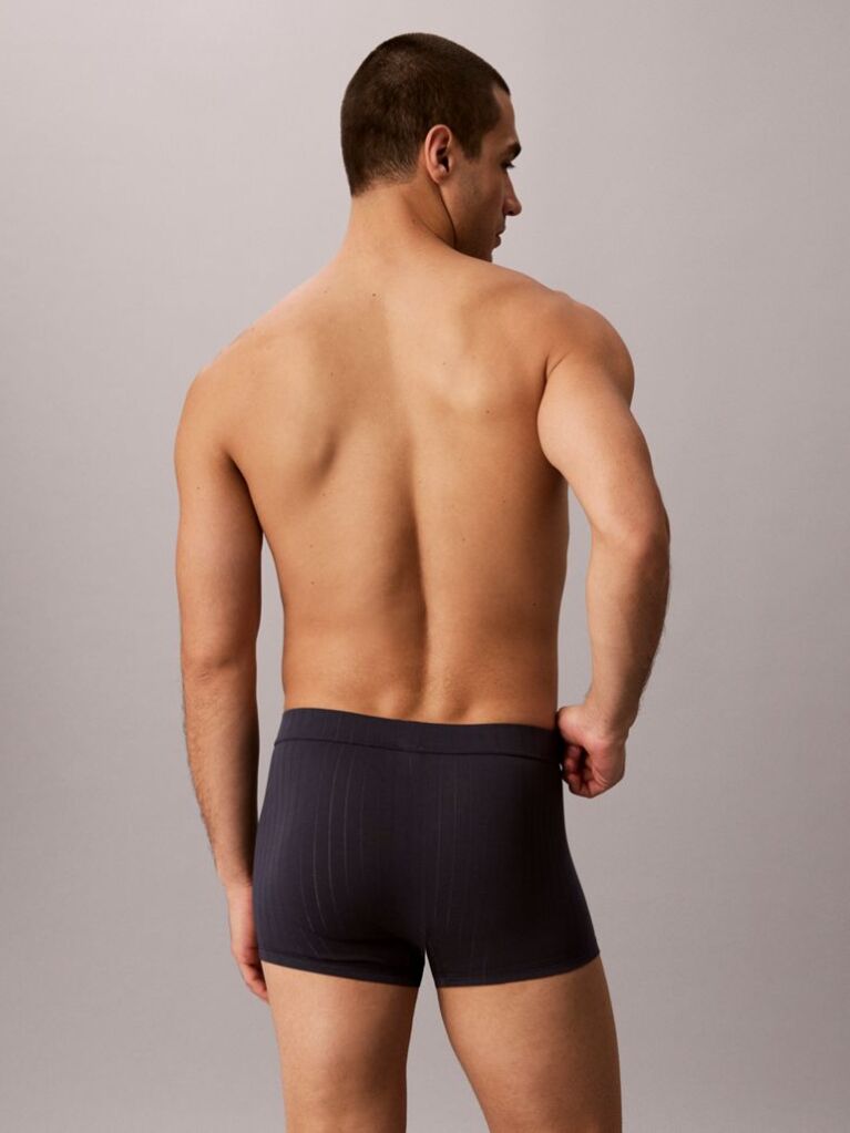 Blue Trunks - Heritage Cotton Script  Men