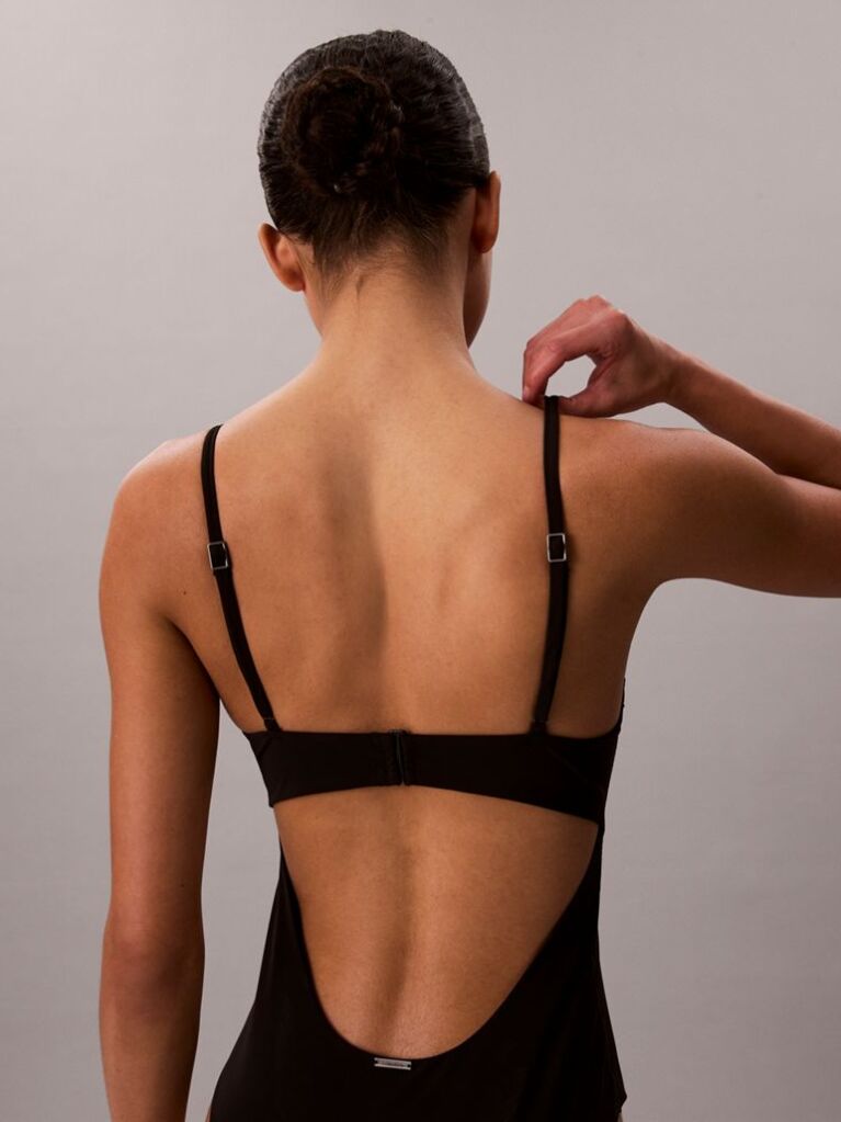 Black Cut Out Swimsuit - CK Tailored  Women