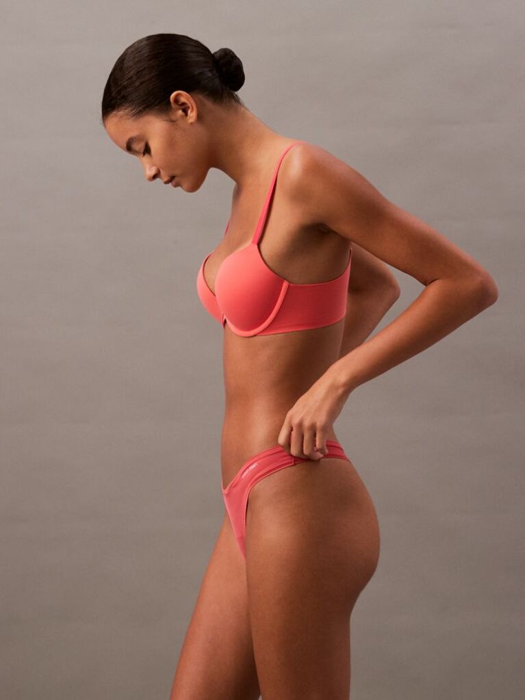 Ροζ Σουτιέν Push Up Plunge - Perfectly Fit  Γυναίκα