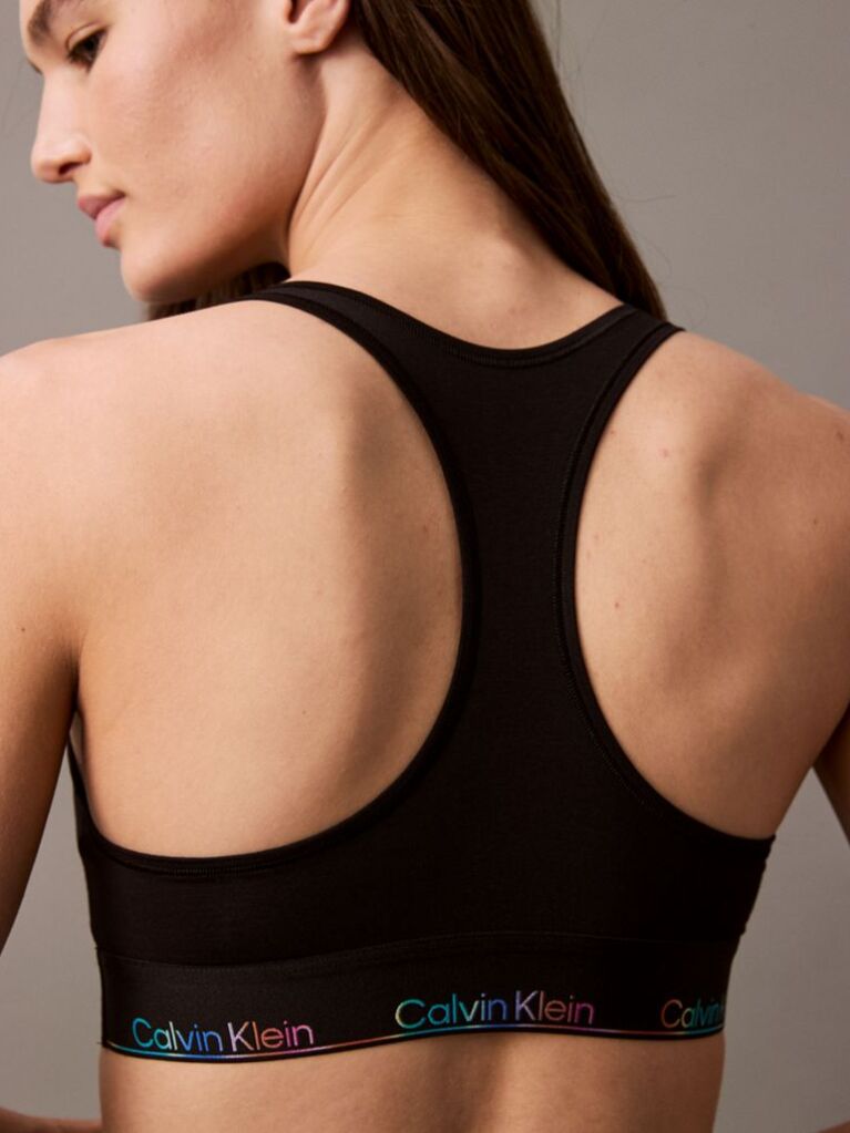 Black Bralette - Icon Cotton Modal Pride  Women