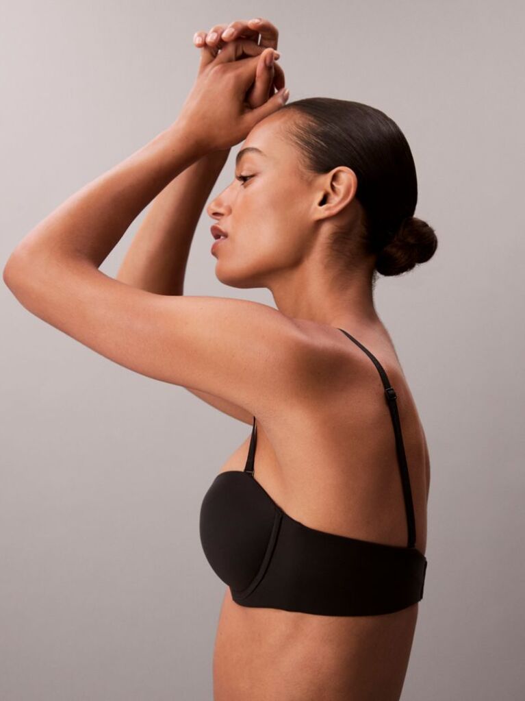 Black Strapless Push Up Bra - Perfectly Fit  Women