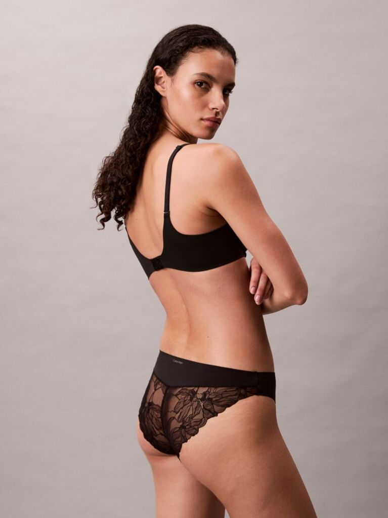 Black Bikini Briefs - Perfectly Fit Lace  Women