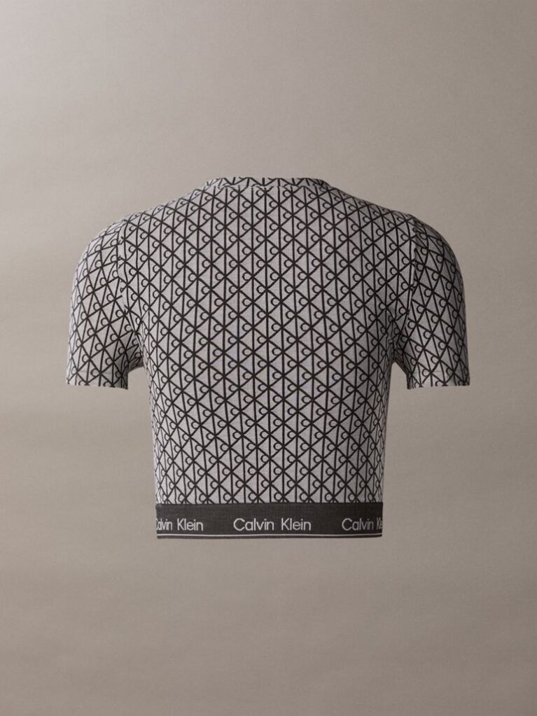 Γκρι Κοντομάνικο Τοπ - Icon Shapewear Logo  Γυναίκα