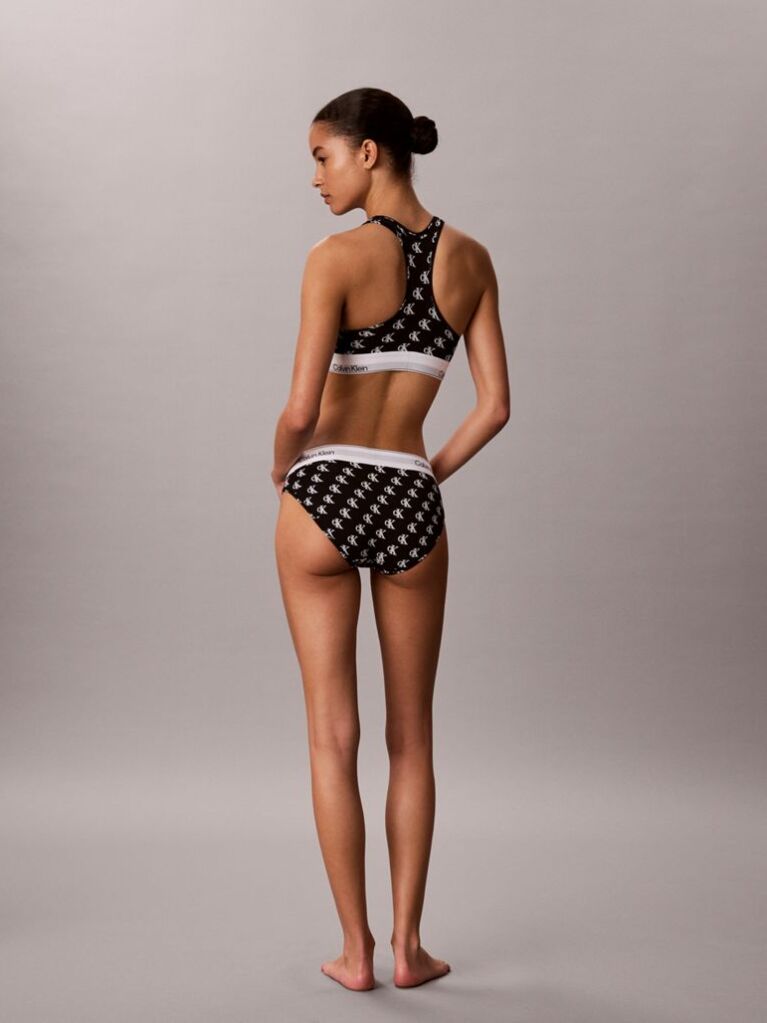Μαύρο Bralette Χωρίς Επένδυση - Icon Cotton Modal  Γυναίκα