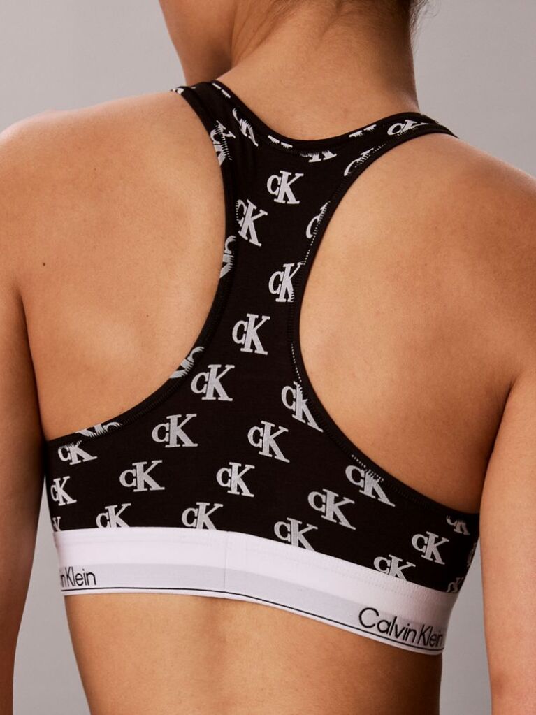 Μαύρο Bralette Χωρίς Επένδυση - Icon Cotton Modal  Γυναίκα