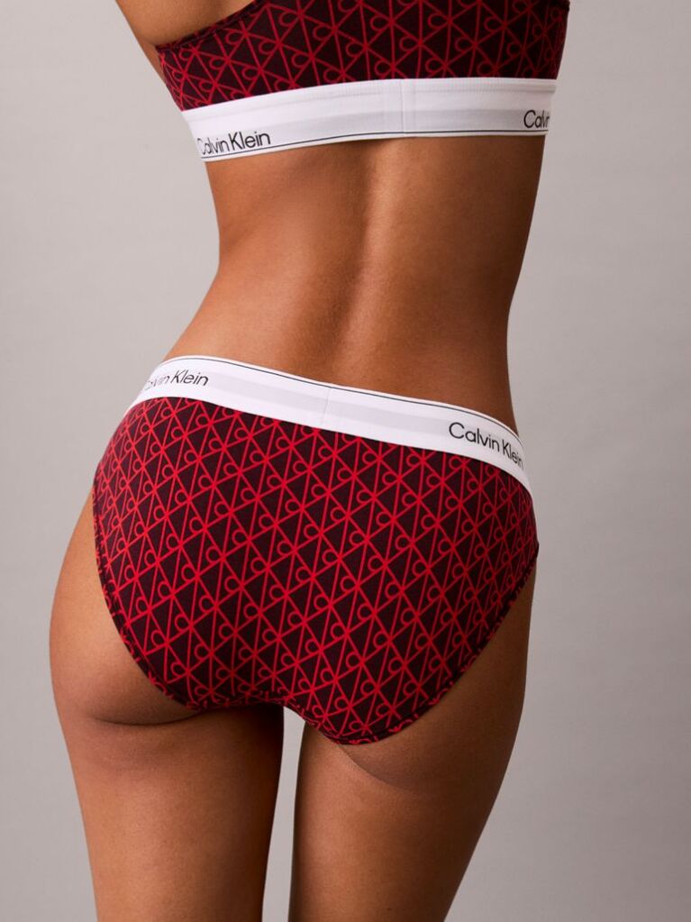 Red Bikini Briefs - Icon Cotton Modal  Women