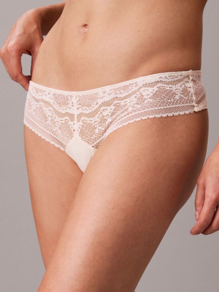 White Thong - Signature Stretch Lace  Women