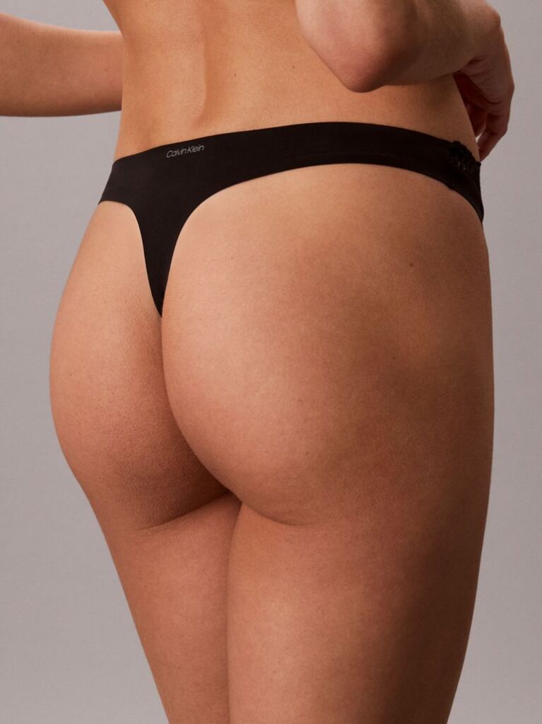 Black Thong - Perfectly Fit Lace  Women