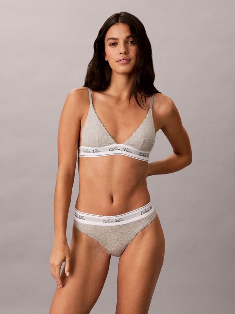 Grey Thong - Icon Cotton Modal  Women