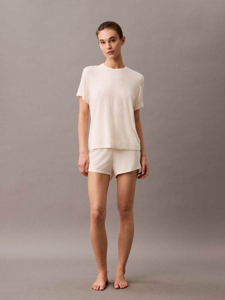 Beige Lounge Shorts - Ultra Soft Modal  Women