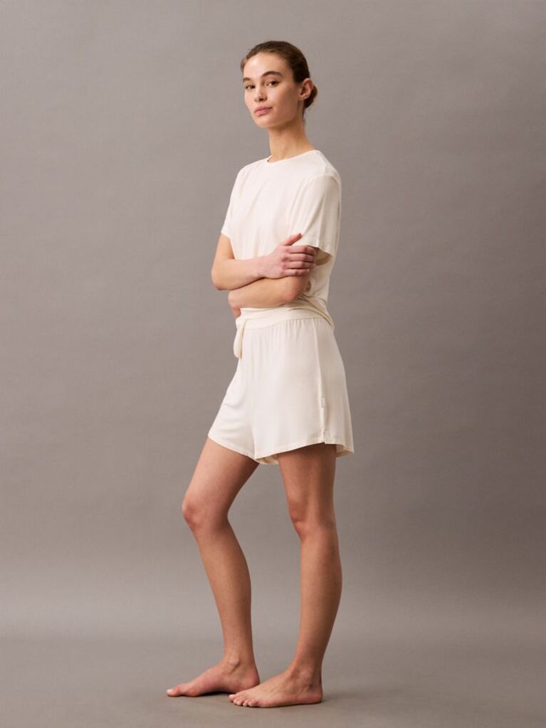 Beige Lounge Shorts - Ultra Soft Modal  Women
