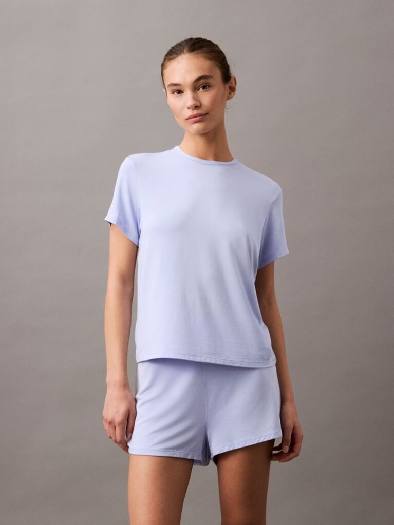 Blue Lounge Shorts - Ultra Soft Modal  Women