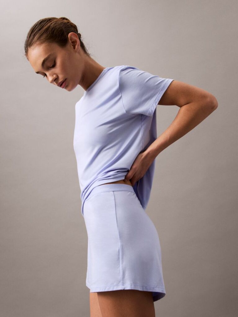 Blue Lounge Shorts - Ultra Soft Modal  Women