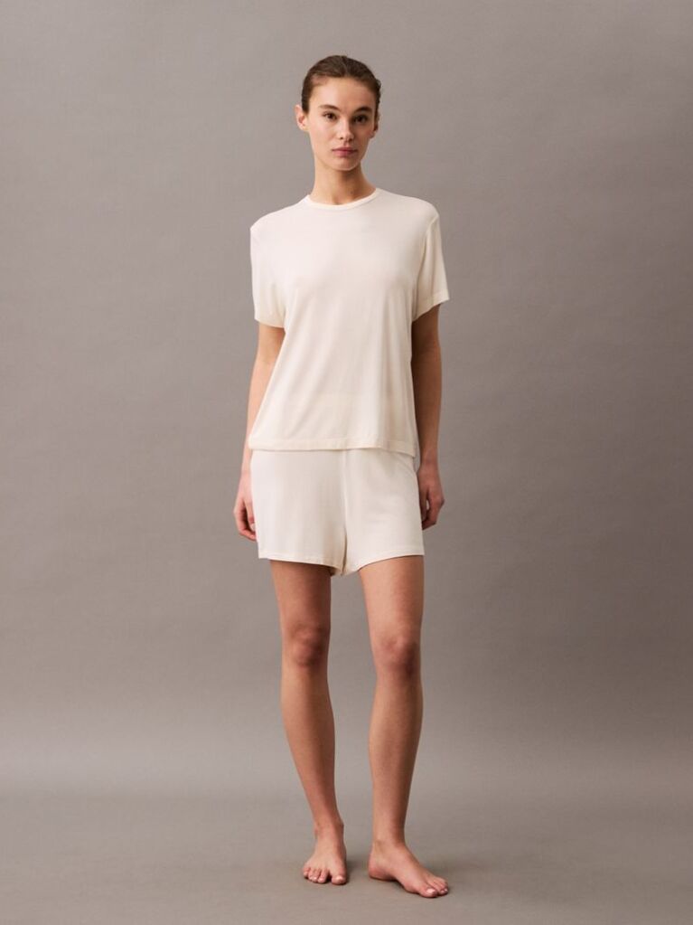 Beige Lounge T-shirt - Ultra Soft Modal  Women