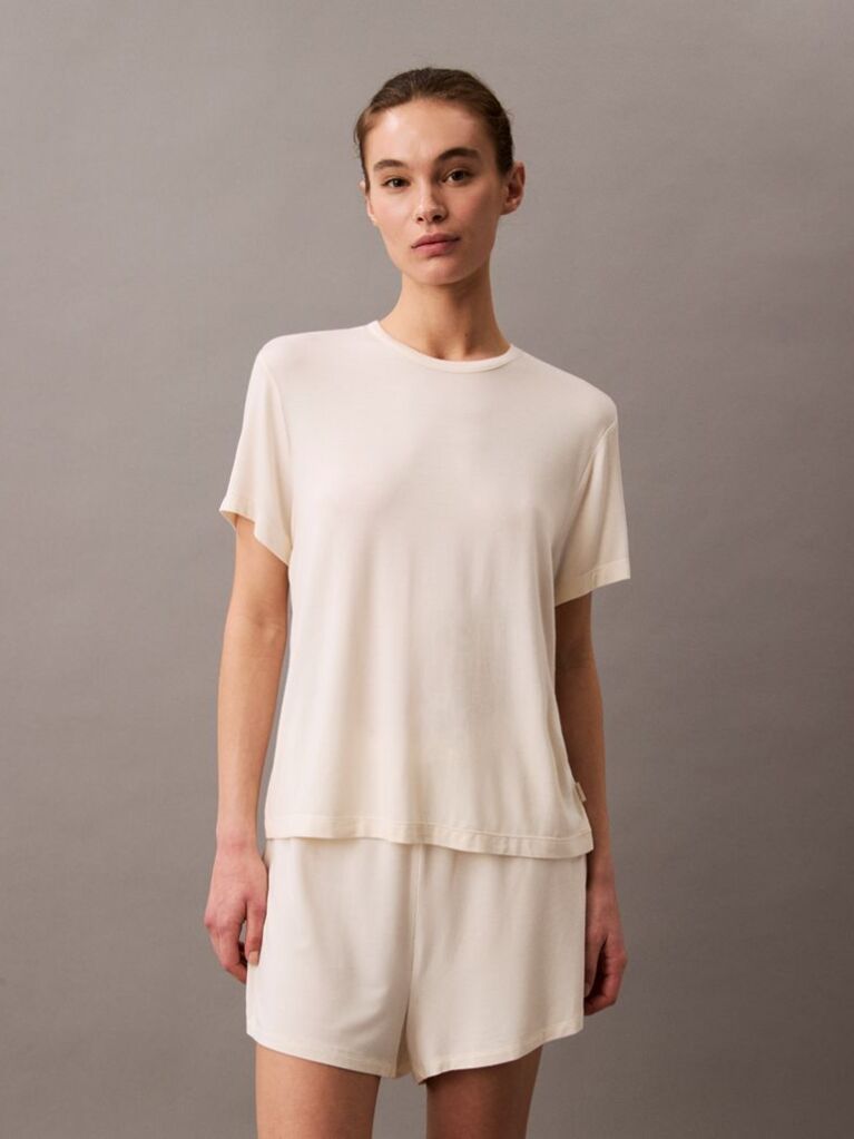 Beige Lounge T-shirt - Ultra Soft Modal  Women