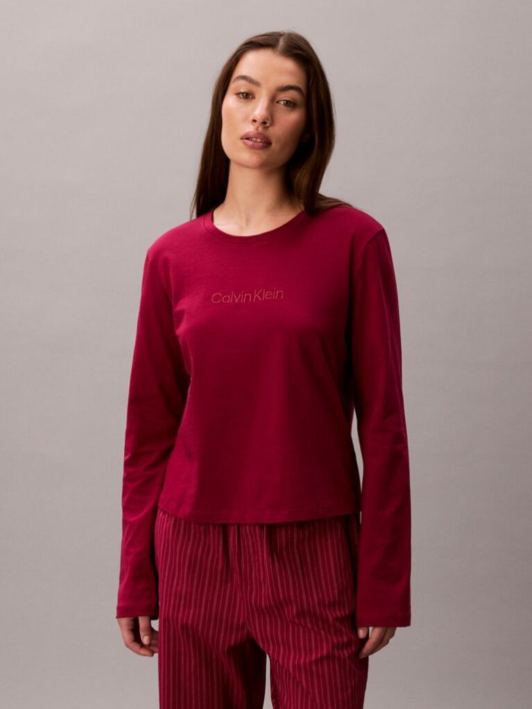 Red Pants Pyjama Set  Women