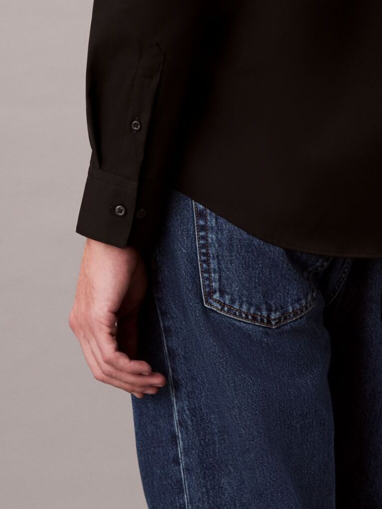 Black Long Sleeve Shirt  Men